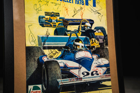 1978 F1 French GP Poster Signed