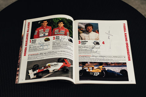 1989 German Gp Programme Signed