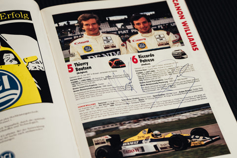 1989 German Gp Programme Signed