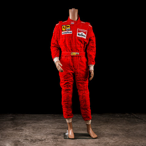 Gerard Berger 1989 Race used Suit