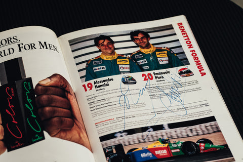 1989 German Gp Programme Signed