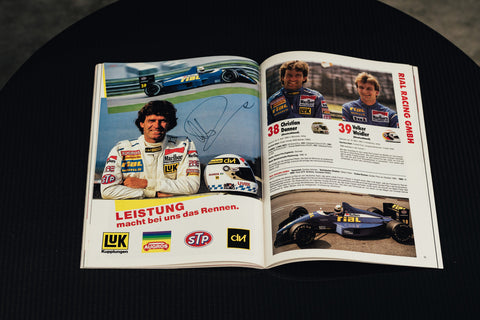 1989 German Gp Programme Signed