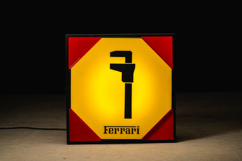 Rare Ferrari Service Sign 1970