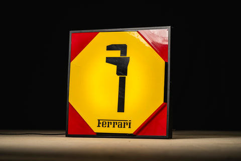 Rare Ferrari Service Sign 1970