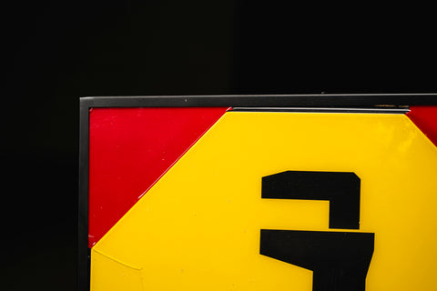 Rare Ferrari Service Sign 1970