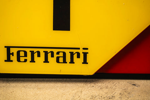 Rare Ferrari Service Sign 1970