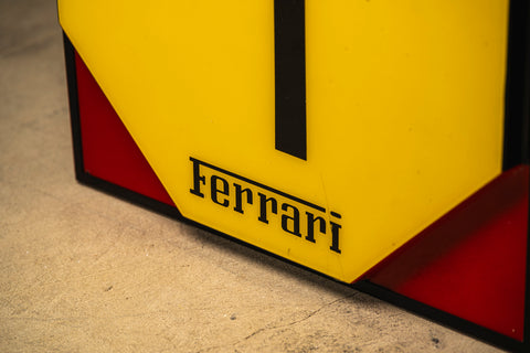 Rare Ferrari Service Sign 1970