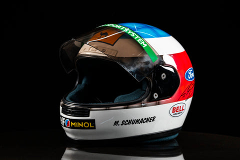 Michael Schumacher Signed Replica Helmet