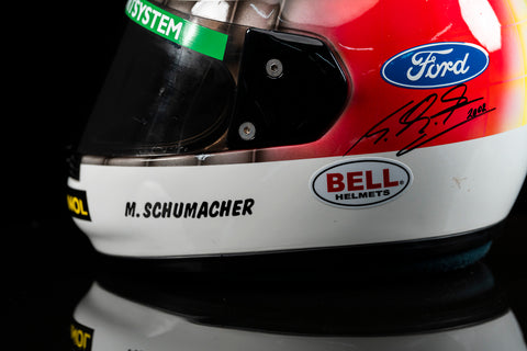 Michael Schumacher Signed Replica Helmet