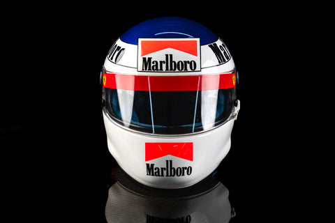 Jean Alesi Ferrari Race Used Helmet