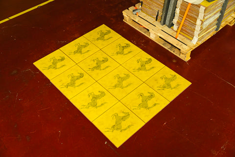 Piemme Ferrari Tiles as Drake Office