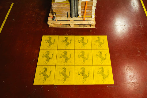 Piemme Ferrari Tiles as Drake Office