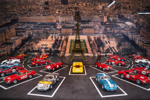 Paris Ferrari GT models in 1:43 scale by Halmo