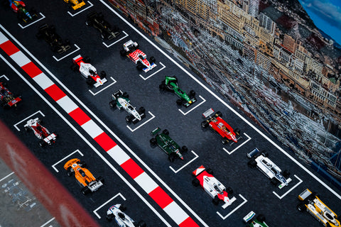 Monaco Formula 1 models in 1:43 scale by Halmo