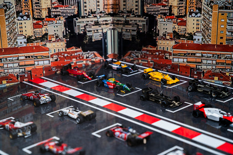 Monaco Formula 1 models in 1:43 scale by Halmo