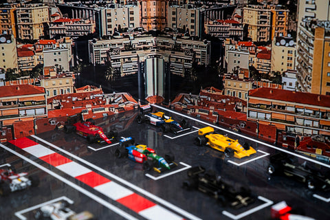 Monaco Formula 1 models in 1:43 scale by Halmo