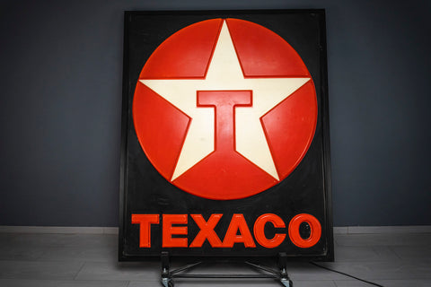 Vintage Texaco illuminated sign