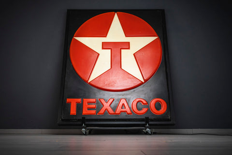 Vintage Texaco illuminated sign