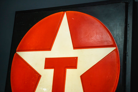 Vintage Texaco illuminated sign