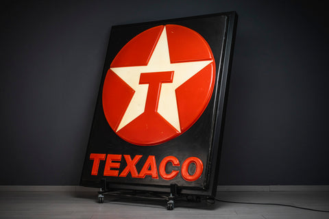 Vintage Texaco illuminated sign