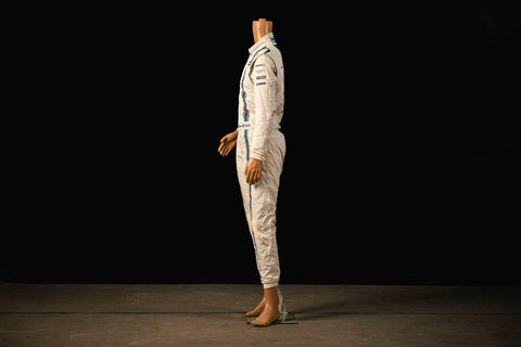 Valtteri Bottas 2015 race-worn suit with Martini livery