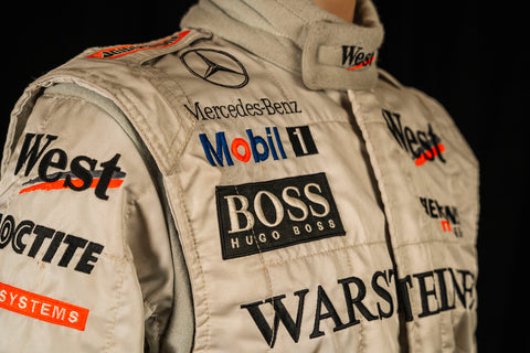 Original McLaren David Coulthard 2001 race suit