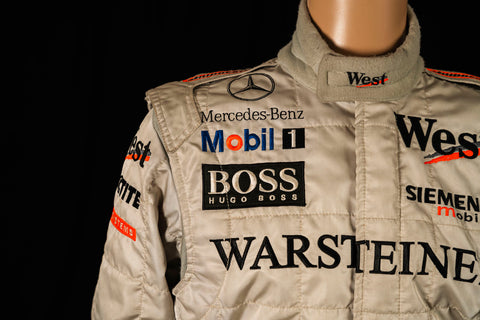 Original McLaren David Coulthard 2001 race suit