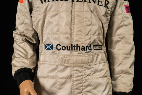 Original McLaren David Coulthard 2001 race suit