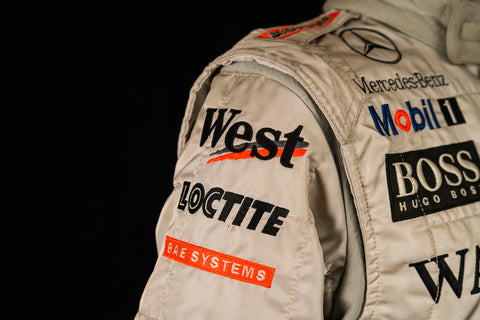 Original McLaren David Coulthard 2001 race suit