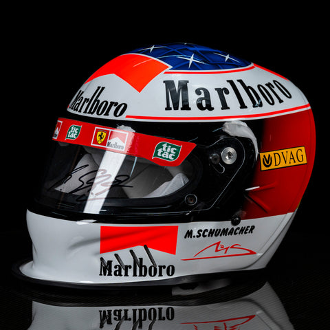 Michael Schumacher Signed Replica Helmet