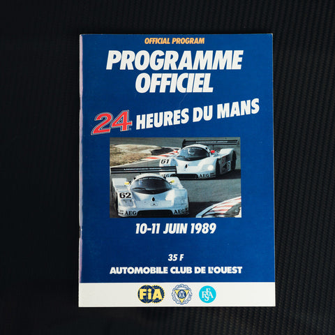 1989 Le Mans Programme Signed