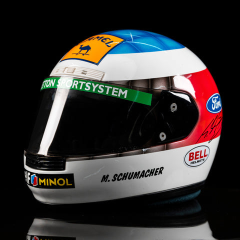 Michael Schumacher Signed Replica Helmet