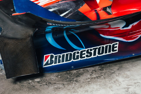 Toro Rosso STR3 bodywork, a key part of the aerodynamics in the 2008 Monza win. / Carrozzeria Toro Rosso STR3, elemento chiave dell’aerodinamica nella vittoria di Monza 2008.